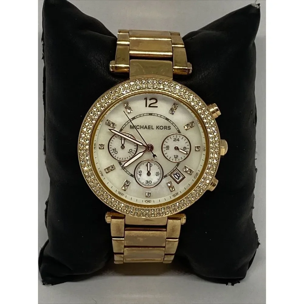 Michael Kors Parker MK5491 Women's Gold Stainless Steel Analog Dial Watch VK719